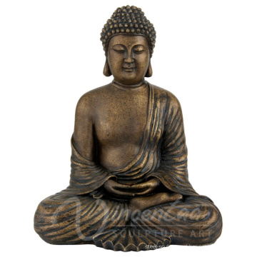 China fornecer ao ar livre grande metal artesanato bronze em tamanho real buddha for sale